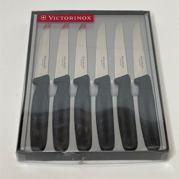 Victorinox 6 Piece 4.5" Pointed Steak Knife Set - Picture 1 of 4